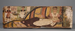 Frammenti da un Sarcofago dipinto, IV secolo d.C. da Roman Period Egyptian